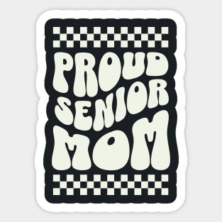 Proud Senior Mom tee Sticker